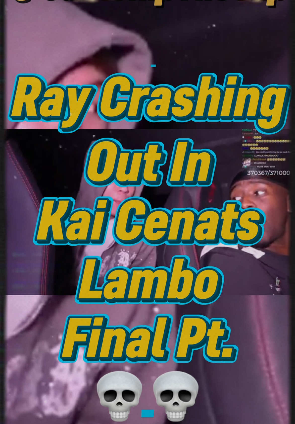 Ray crashing out in a lambo final part 😂 #kaicenat #kai #streamer #comedy #viral #tiktok