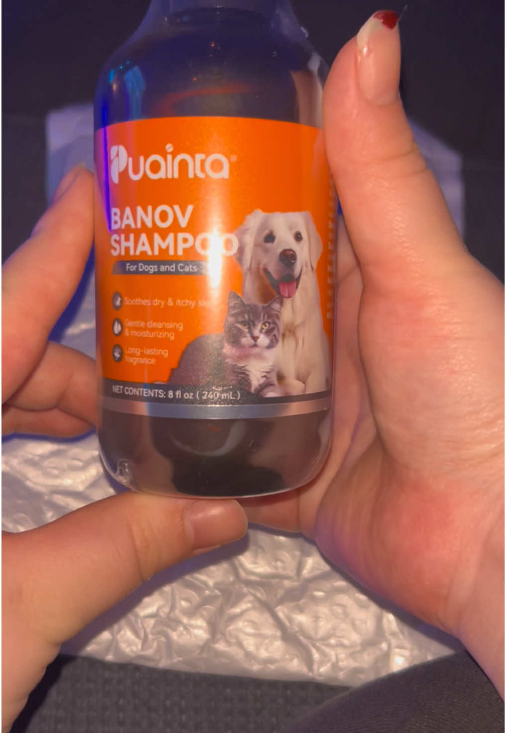 Try out this shampoo for pets ❤️ all natural products helps with pets with itchy dry , and flakey skin or even just for shine smells amazing as well.  Link attached !! #fyp #foryoupage #foryou #dog #cat #PetsOfTikTok @Puainta Us  