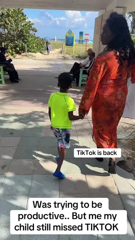 My 5 year old really miss TikTok. US government stop playing with us. #tiktokback #fyp 