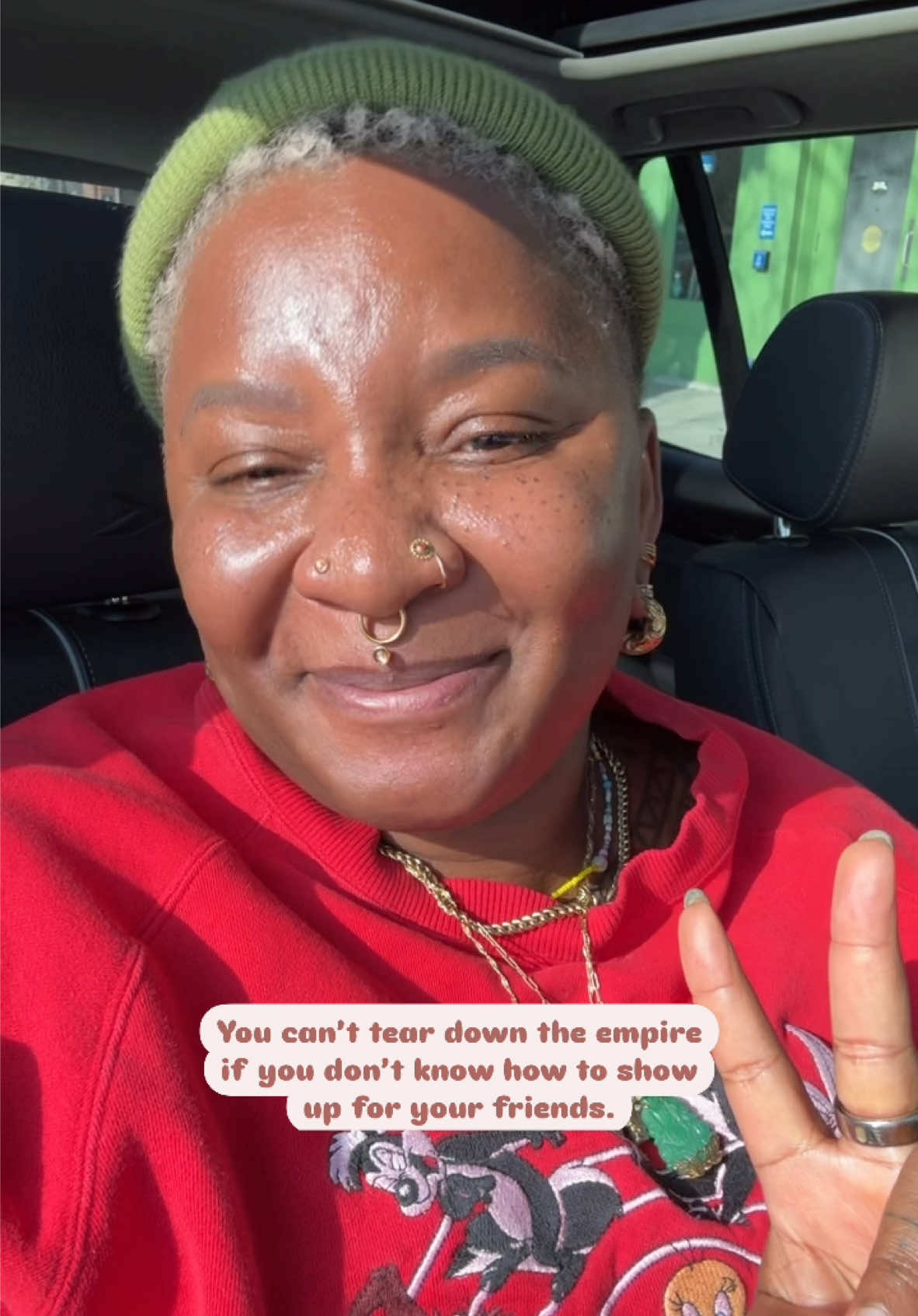 Too many of you are focused on destroying the systems of oppression (which is necessary and important work) but at the expense of building sustainable relationships in your own life. You say you want community, but are you texting back? Are you calling back? Are you showing up? Are you inconveniencing yourself to nurture the connections that matter? Tearing down the empire isn’t just about grand, systemic acts. It’s in the small, everyday work of being present, holding space, and building real friendships that can weather anything. ✨ If you’re ready to have honest conversations about intimacy, relationships, and liberation, check out the Rich Queer Aunties podcast. Available wherever you listen to podcasts. #BuildingCommunity #TearDownTheEmpire #QueerHealing #SustainableRelationships #ReciprocityMatters #FriendshipGoals #HealingJourney #QueerPodcast #RichQueerAunties #AuthenticConnections
