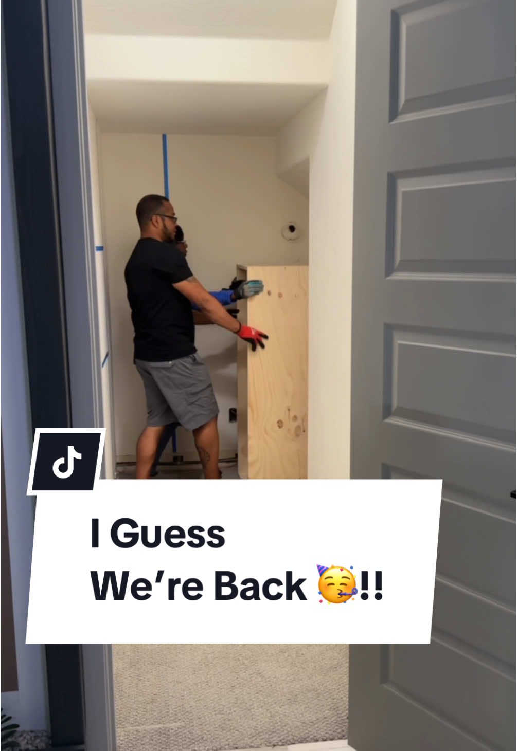 I guess we’re back TikTok 🤷🏾‍♀️!! #diyhomeprojects #diyhomeimprovement #diyhome #diycouple 