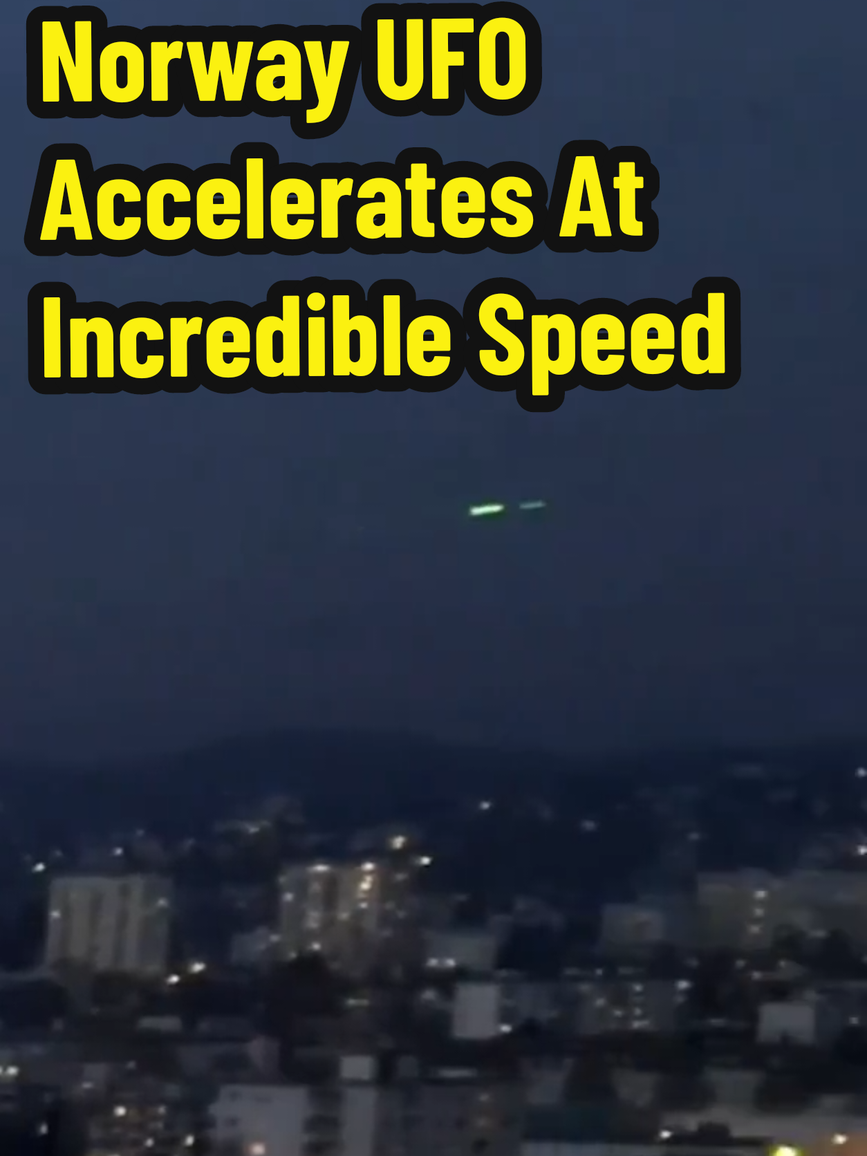 Norway UFO: Craft Takes Off at Incredible Speed! Stunning UFO footage from Norway in May 2023, shows a mysterious craft taking off with extraordinary acceleration.  Is this advanced alien technology or something else entirely?  Drop your thoughts in the comments! 🛸💬 If you have any UFO footage you would like to get featured, drop us a DM #ufo #fyp #uap #ovni #ovnis #ufos #area51 #aliens #alien #extraterrestrial #ufosighting #ufotiktok #uaptiktok #uapnews #tr3b 