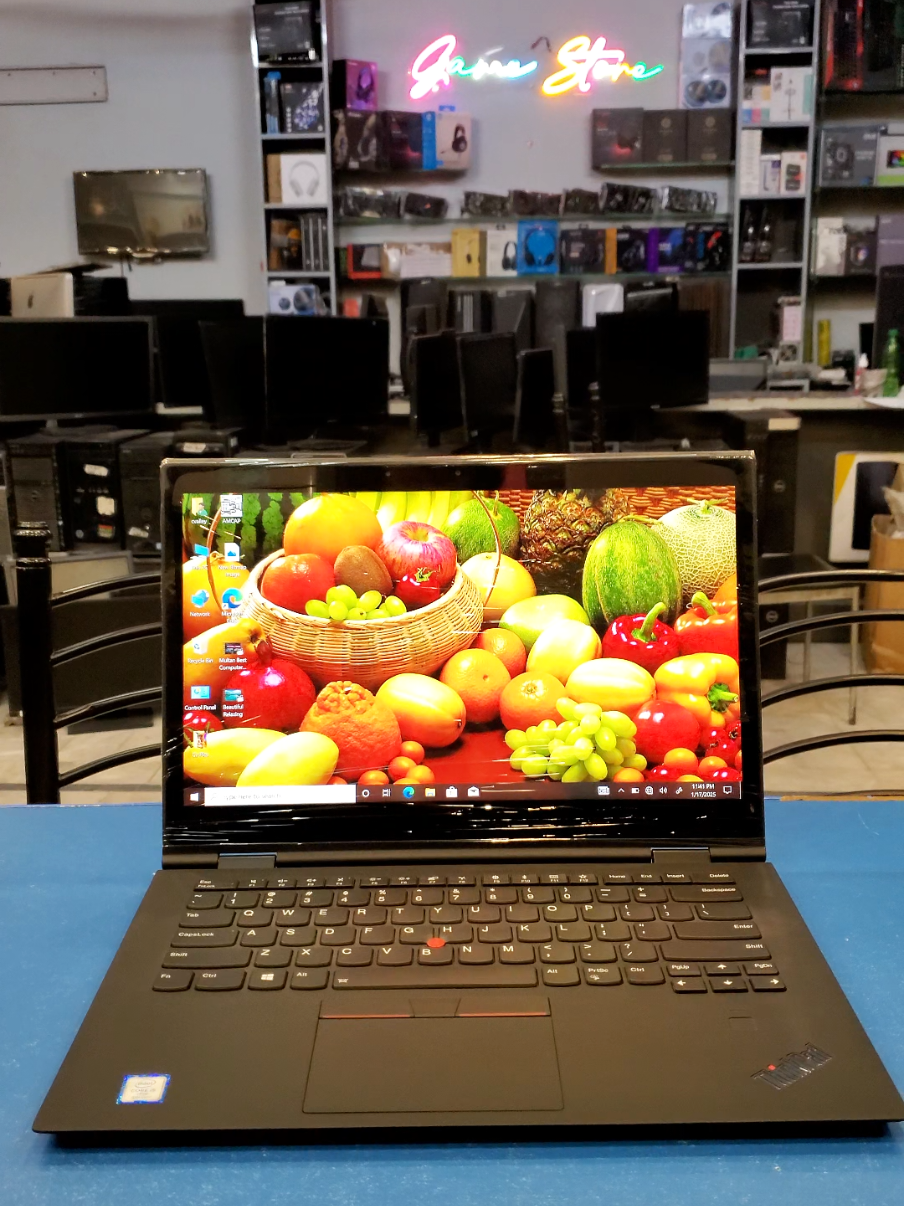 LENOVO X1 YOGA  Core i5 8th Genration  8 GB Ram DDR4  256 GB SSD NVME  Touch screen X360  With S Pen 🖊  Original charger Battery 🔋  #multan #1millionaudition #foryou #creatorsearchinsights #mtechsolution #yoga #x1 #lenovo #fyp 