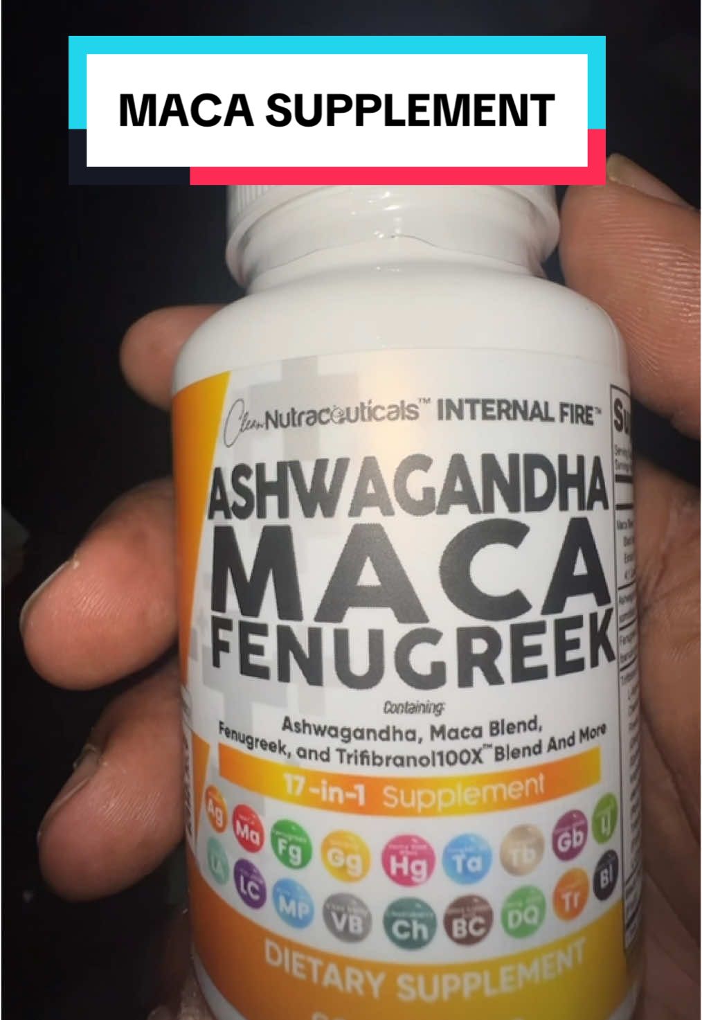 Support for energy, stamina, and performance naturally with our premium Maca supplement #supplements #tiktokshop #ashwagandha #fenugreek 