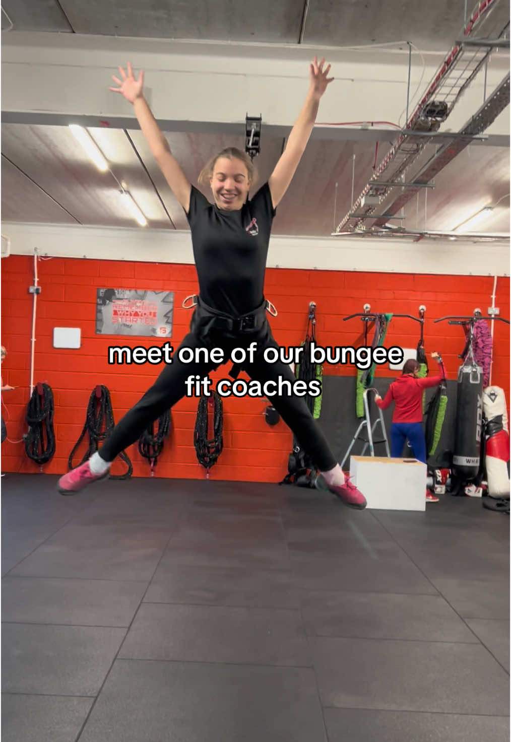meet Chané 🙌 and come along!!  #bungee #bungeefit #bungeefitness #studiofit #fitnessjourney #GymTok #strengthtraining #fitnesscommunity #gym #gymmotivation 