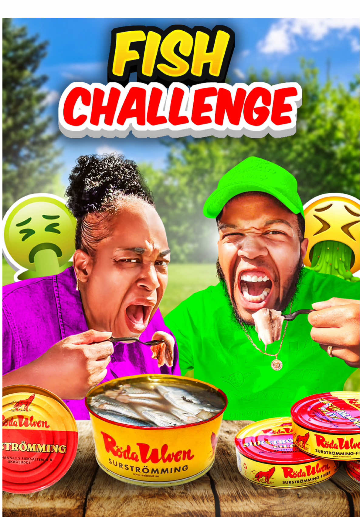 HOW TO EAT SURSTRÖMMING If you can see this video comment below “TIKTOK BACK“  #fyp #fypシ #fypシ゚viral #surstrommingchallenge #karenandsonsshow 