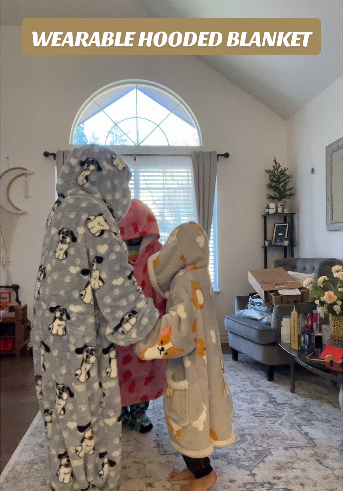 #CuteCartoon #Print #HoodieBlanket 1 Count 320gsm #Oversized #wearablehoodedblanket Sweatshirt Pullover, Wearable Blanket Hoodie with Big Pocket Sold by #MsnckStore @msnckstore