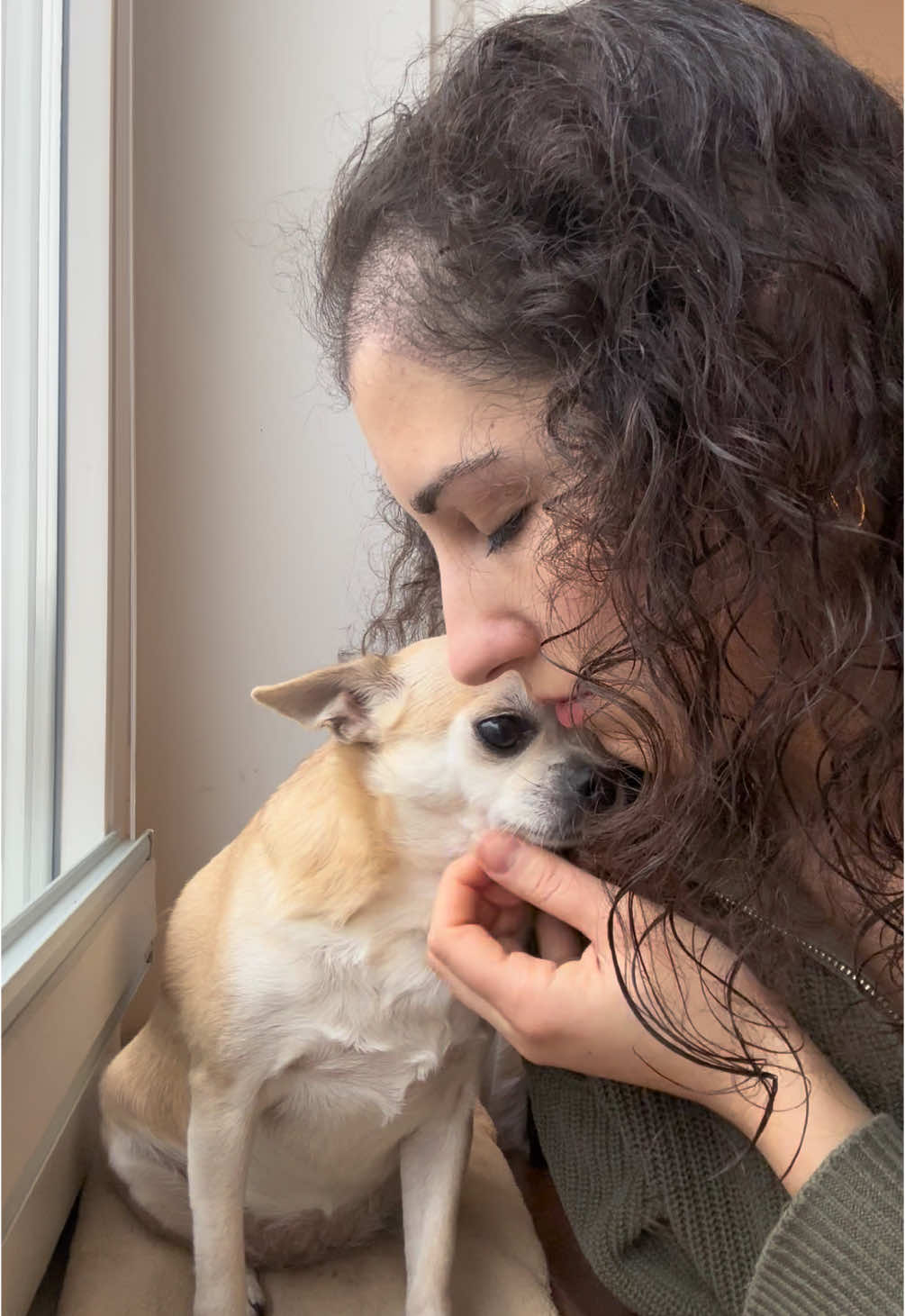 Love and miss you deeply my little girl ♾️ #petlossgrief #femalehairtransplant 