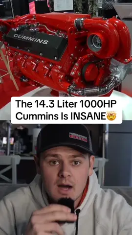 14.3 Liter 1000HP Cummins Is Insane🤯 #truckmods #truckparts #projecttruck #dieseltruck #truckbuild 