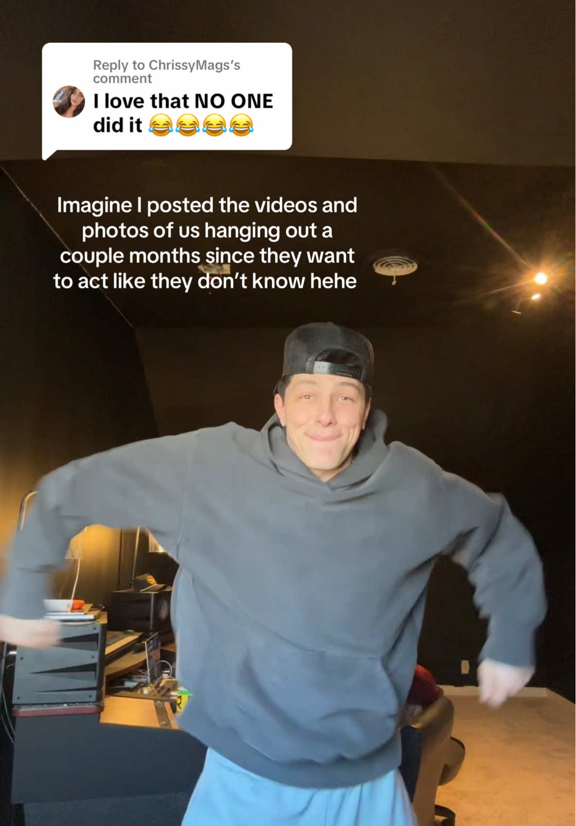 Replying to @ChrissyMags In a fun goofy mood tehehe 🤭 