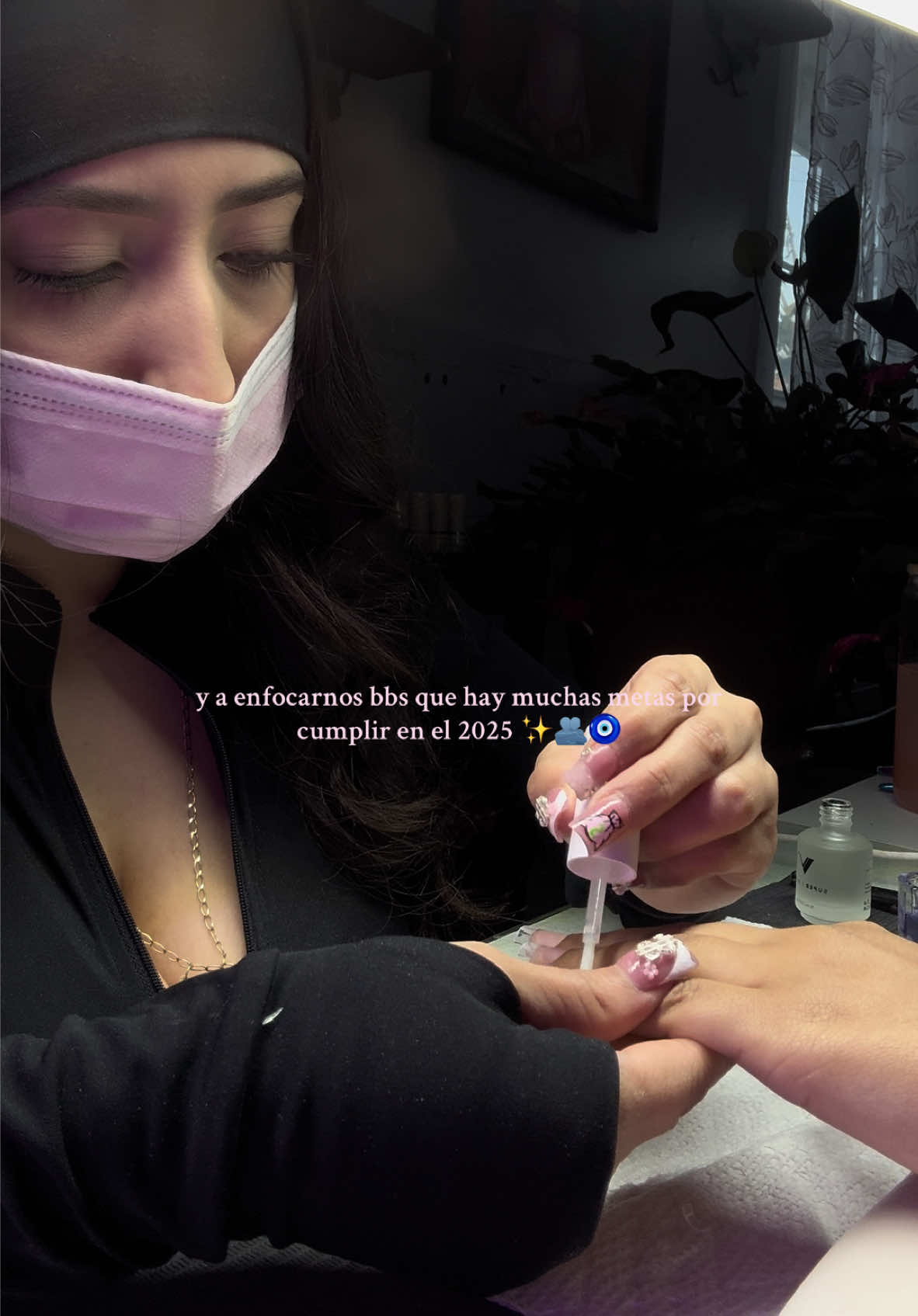 hoping this year is full of blessings 🎀✨ i have so many goals for myself  🙏 #fyp #foryou #foryoupage #parati #forthegirls #nailtech #nailtechtiktok #nails #trend #goals 