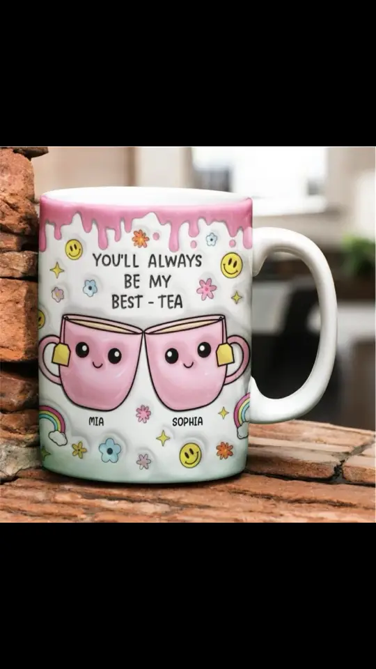 Loving these new quirky mug designs. These have been so popular. #mug #businessmugdesign #bestie #tea #teachersoftiktok #handmade #handmadegifts 