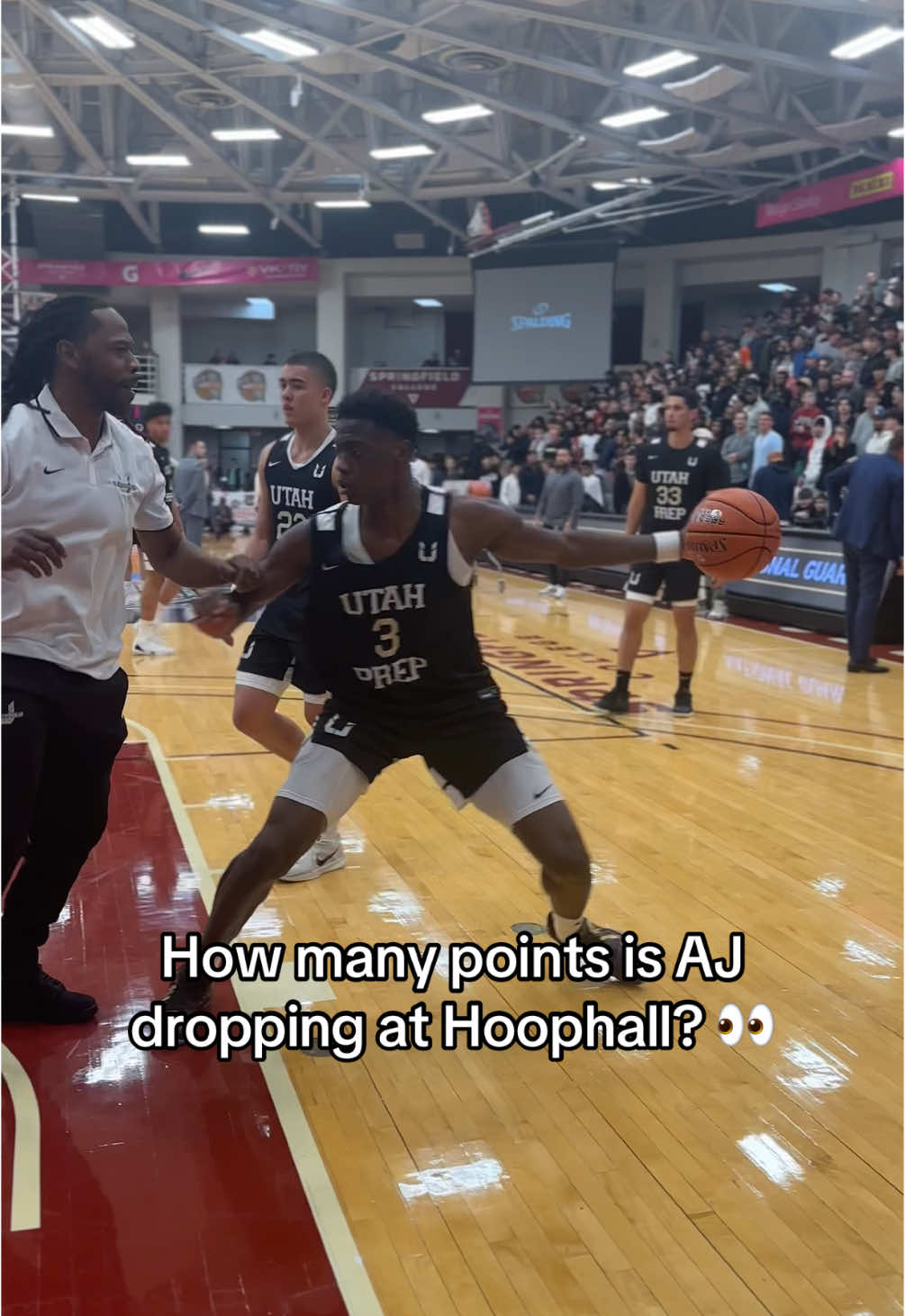 AJ vs. Montverde 👀 What’s his stat line chat? @Hoophall Classic #ajdybantsa #basketball #hoophall #fyp 