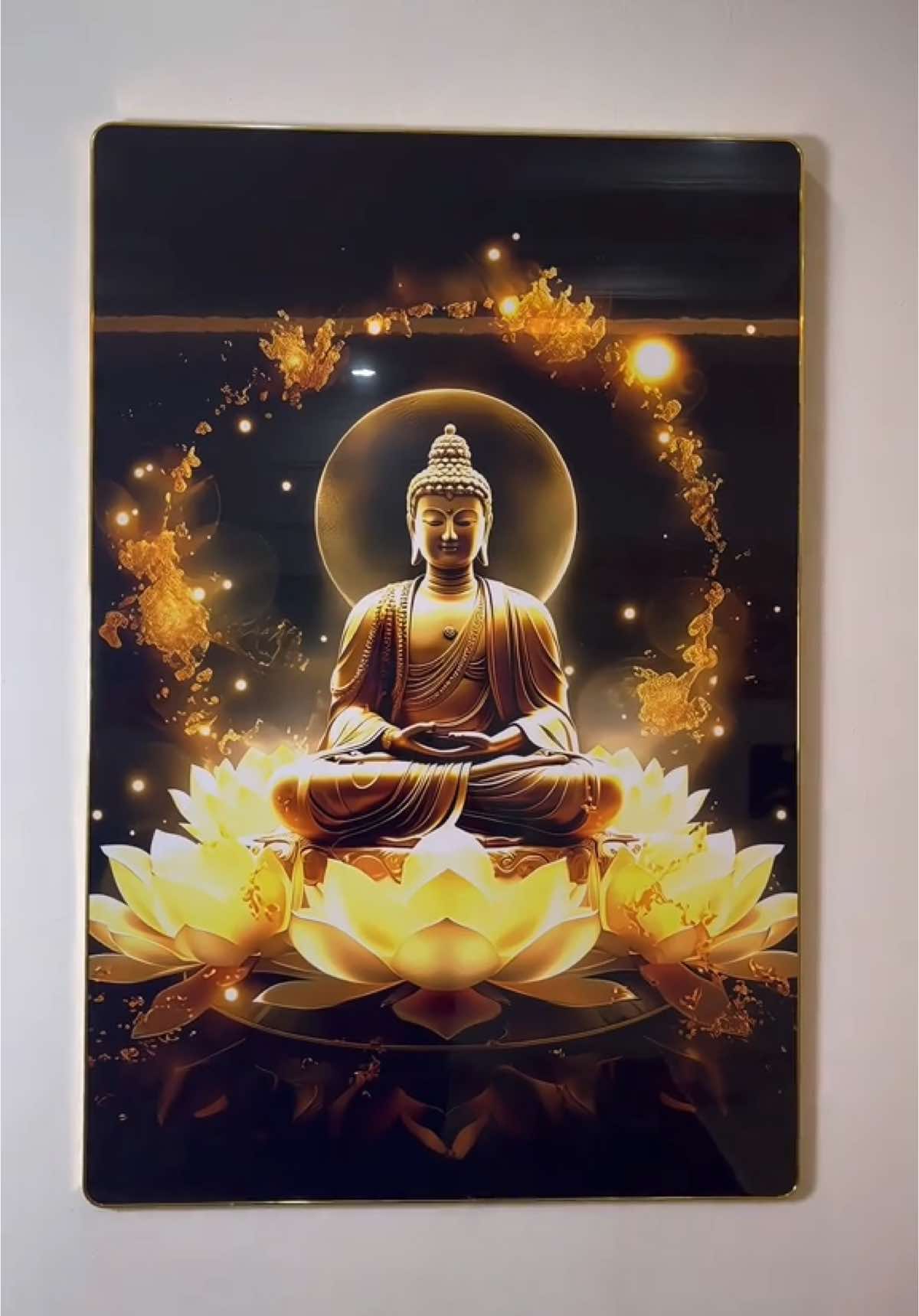 ẢNH GỖ TRÁNG GƯƠNG 3D dày 13mm#HOMEDECOR #xuhuongtiktok 