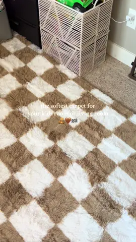 I’m obsessed with anything checkered print so this was a mustt for my kids room!😍🧸🏁🤎 #playarea #playroom #checkered #carpet #kidsroom #babyroom #Recipe #food #recipes #tiktokmom #MomsofTikTok #mom #easyfood #EasyRecipe #easyrecipesathome #hotcheetos #junkfood #snack #snacks #dinner #noodles #sahm 