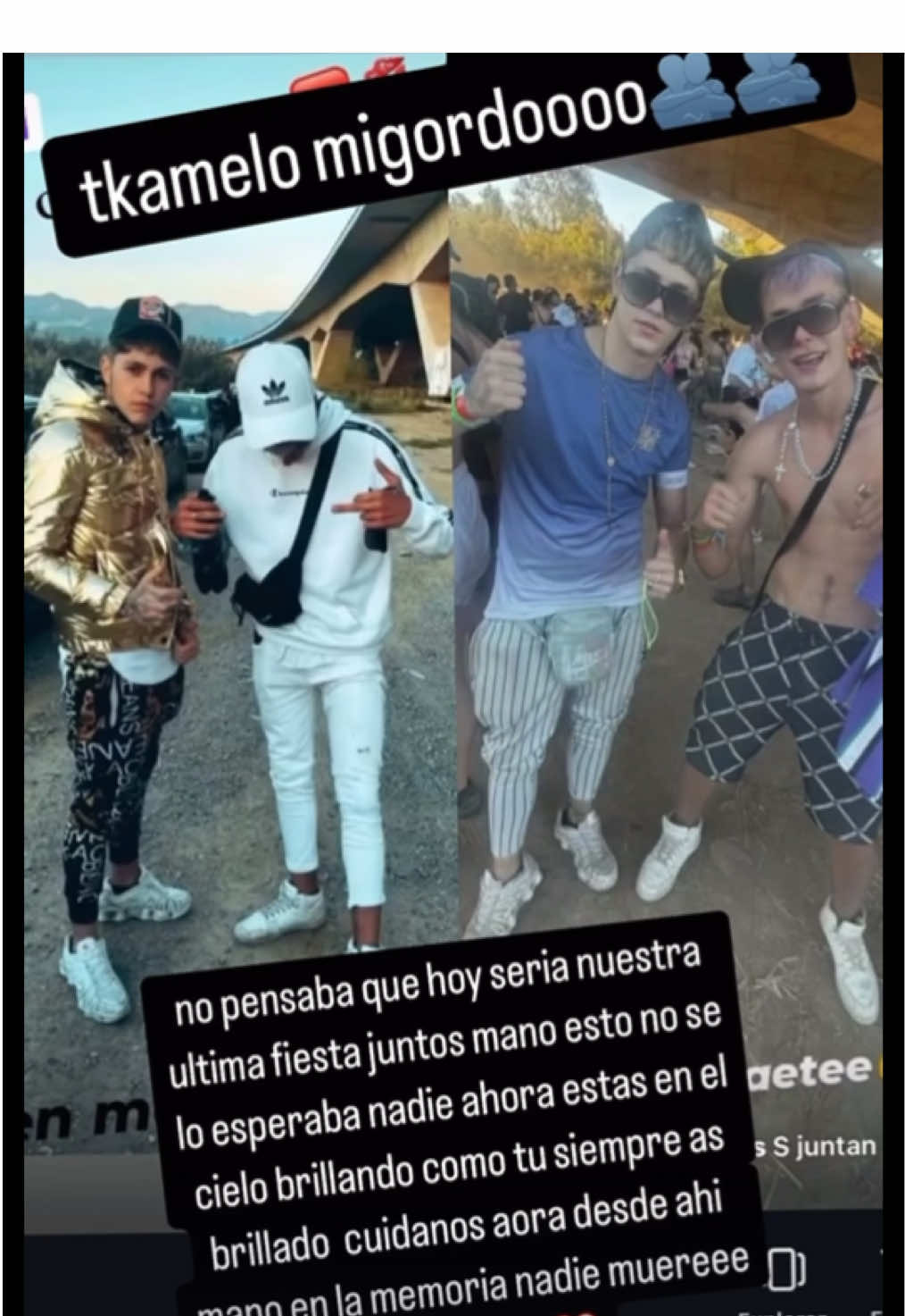 nuca sabes lo que te espera y la vdd que yo no esperaba que te fueras tan pronto ermano yo pensaba que nos quedaban par de años liandola por los after tu saee pero dios da a sus mejores gerreros las peores batallas descansa en paz ermano cuidanos desde arriba y que a pesar de que ace 6 o 7 oras estabamos juntos mano nunca te olvidaremos tkamelo miermano descansa en paz gerreroo🫂🫶🏼❤️🥺 D.E.P