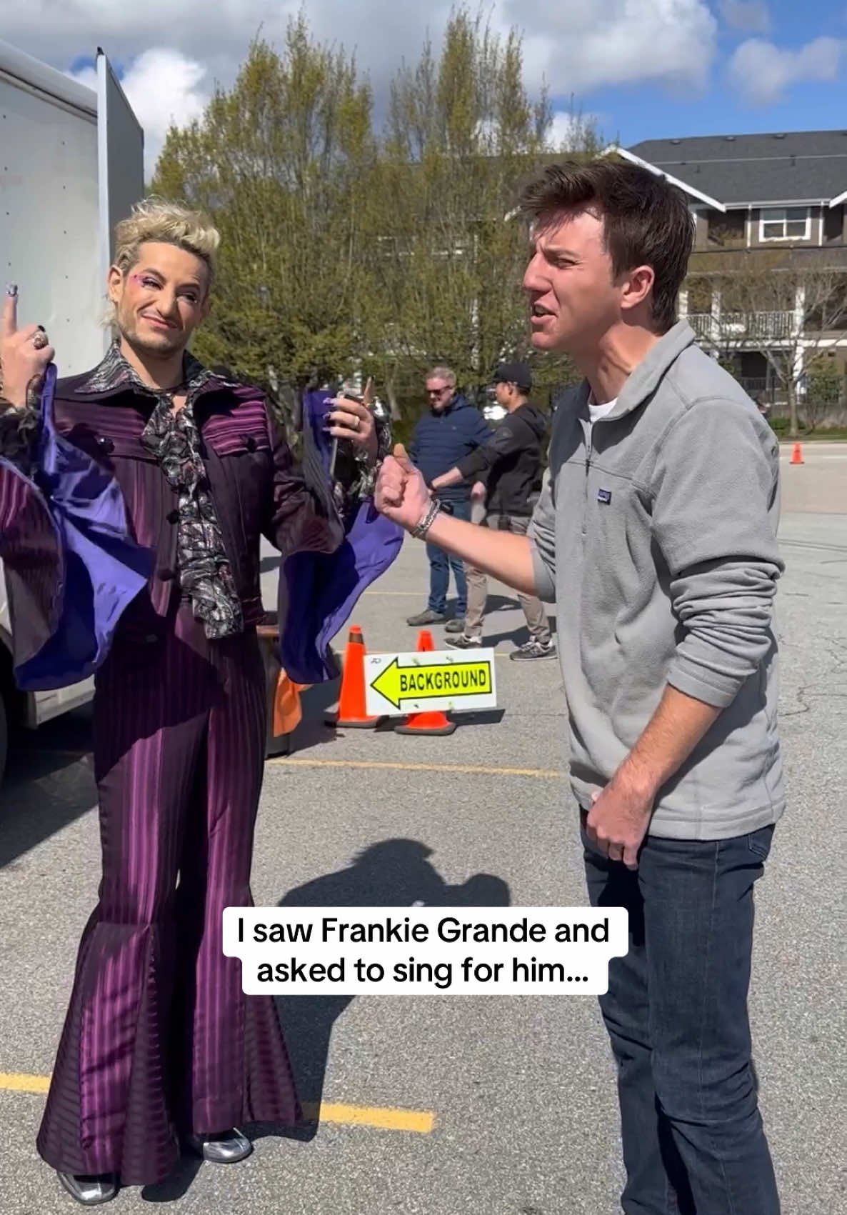 He was too stunned to speak 😳 @FrankieJGrande #henrydangermovie #henrydanger #frankiegrande #arianagrande 