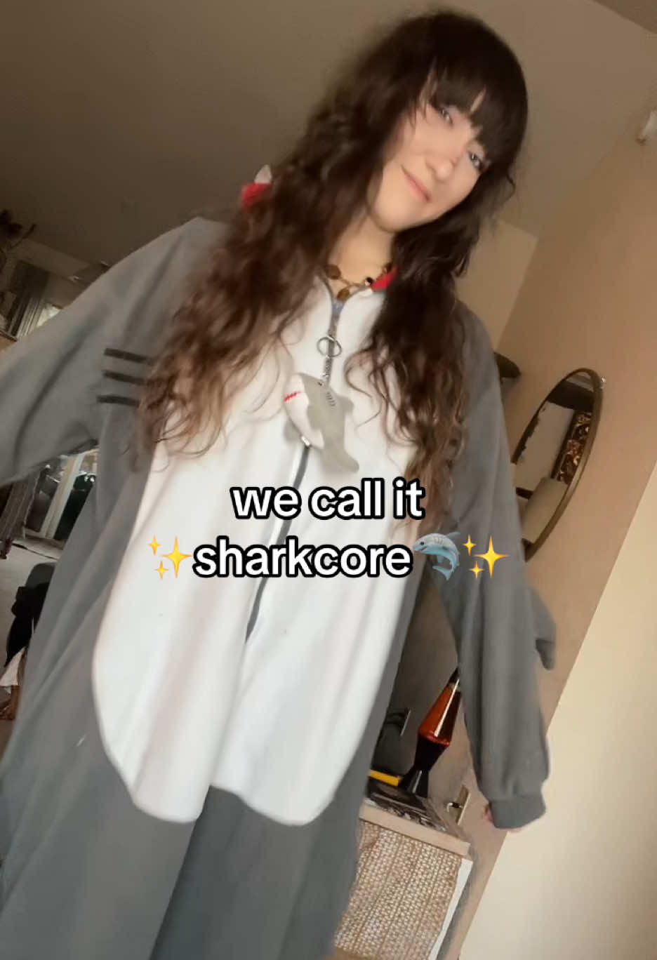 POV u just told me ur fav animal is a 🦈 #sharkcore #fyp #shark #aesthetic #outfit #makeup 