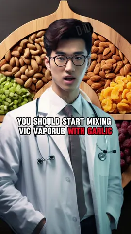MIX Vic Vaporub with garlic... #usa🇺🇸 #fyp #health #naturalremedy #naturalremedies #recipes #Recipe #us
