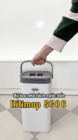 Bộ lau nhà tách nước bẩn Kitimop SC06 cao cấp, trang bị bàn lau lớn giúp lau nhà nhanh cùng hệ thống tách nước bẩn xịn xò giúp giặt giẻ siêu sạch 💦💦 #moitruonglananh #moitruonglananh_hn #bolaunha #bolaunhatachnuocban #bolaunhatachnuocthai #bolaunha360 #bolaunhathongminh #bolaunhatuvat 