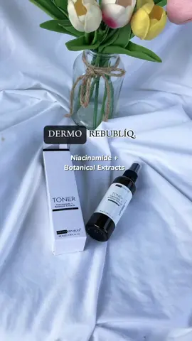 DermoRepubliq Clarifying formula Niacinamide +Botanical Extracts! Favorite toner ever!🌷 #dermorepubliqtoner #niacinamide #botanicalextracts 