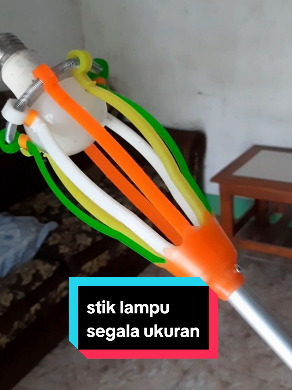 tongkat lampu, stik lampu, kepal tongkat, satu set tongkat lampu.