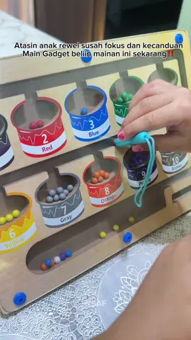 Mainan anti bosen 👍 Kalau jalan2 harus bawa ini  anak jadi anteng tanpa gadget 💖  #mainanmotorik #mainanstimulasi #papanmagnetik #bermainsambilbelajar #mainananakcerdas #mainanedukasianak #mainan #mainananak 