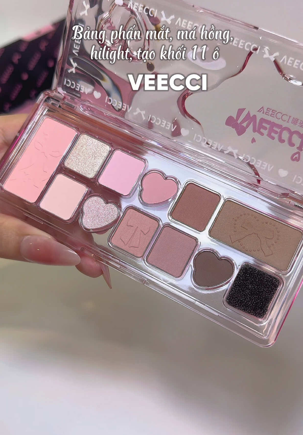 Bảng phấn siu tiện mà màu xinh xĩu lun 🥹😍#tiemtaphoacuachannie #phanmat #bangphanmat #mahong #veecci #veeccivietnam #bangphanmatveecci #phanmatnoidiatrung #makeup #eyeshadow #viral #xuhuong 