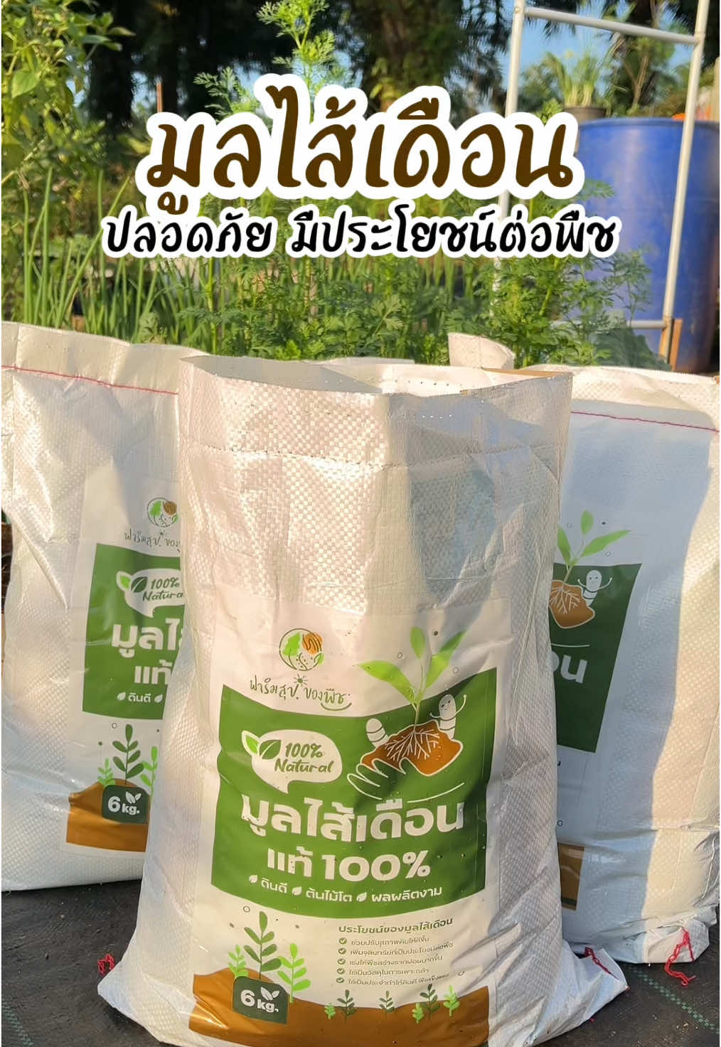 มูลไส้เดือนปลอดภัย มีประโยชน์ต่อพืช🪱 #เกษตร #มูลไส้เดือน #มูลไส้เดือนบํารุงดิน #บํารุงพืช #รู้ทันเกษตร @ฟาร์ม สุข ของ พืช 