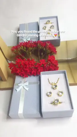 Get yours now‼️ #3in1setjewelry#necklace #earings#ring#fyp#viral #viralvideo 