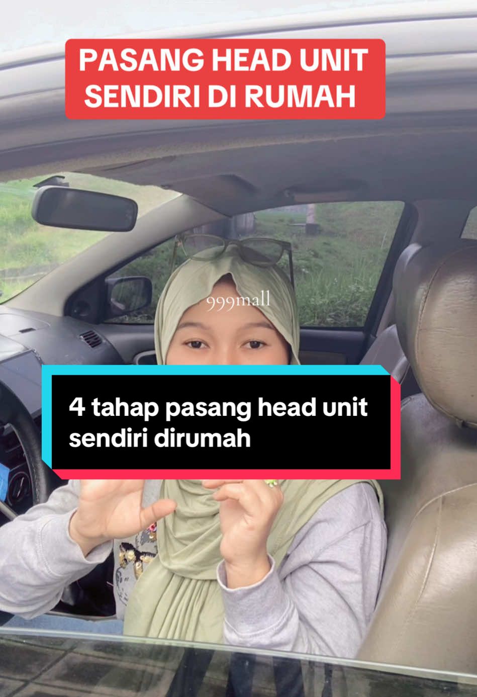 Pasang head unit sendiri di rumah mba moll kasih tutorial simpelnya nih #fy #fyp #fypage #tutorial #headunit #avanza #carapasang #mudah 