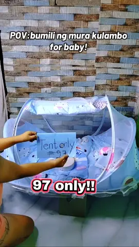 97 grabe naman yn seller 😭 #babymosquito #mosquitotent #baby #newborn 