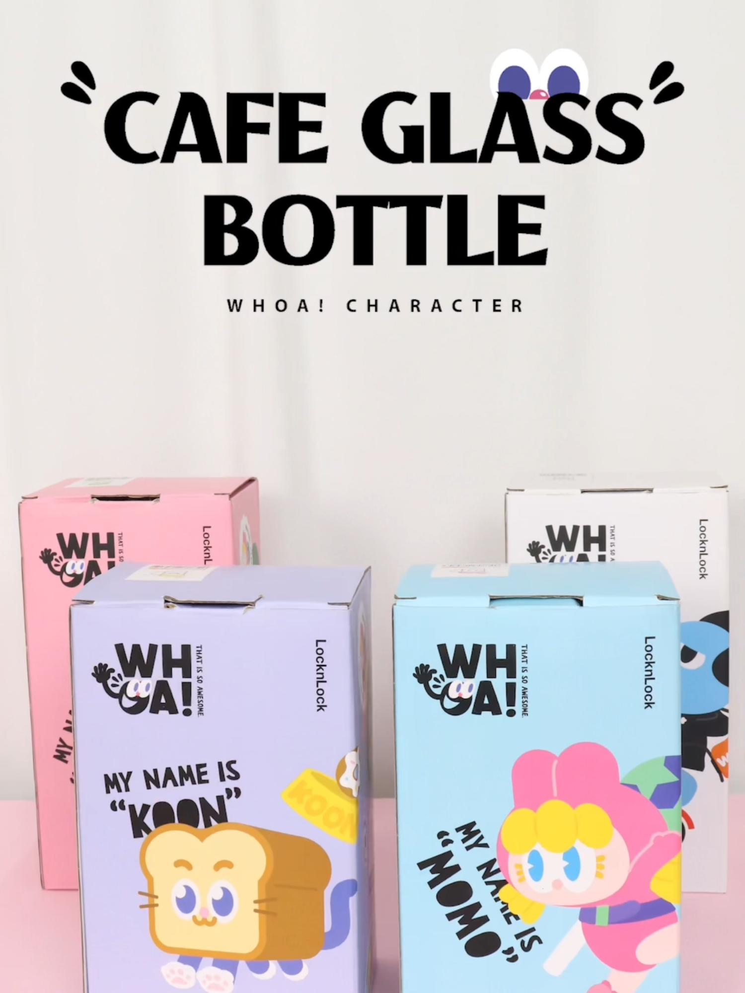 Unbox ซีรีย์แก้ว Cafe Glass Bottle อวดความคิ้ว💕 สารพัดคาแรคเตอร์สุดน่ารักรวมอยู่ในคลิปนี้แล้ว🐶🐱🐸🐰💖#locknlockthailand #locknlock #แก้วน้ํา #แก้วน้ําเด็ก #แก้วน้ําน่ารัก #cute #แก้วน้ําสวยๆ #cartoon #แก้วลายการ์ตูน