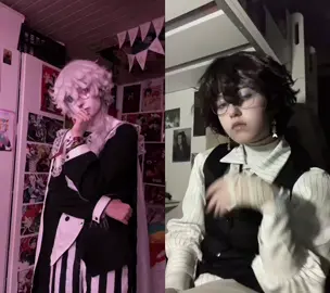 #duet with @Val:3 heh.. hey there handsome😻 || idk what inspired me to film this im gonna be so fr || @sally!!! || tags:#bsd #bungostraydogs #nikolai #nikolaigogol #nikolaicosplay #mykolahohol #kolya #cosplay #viral#fypppppppppppppppppppppppppppppp  