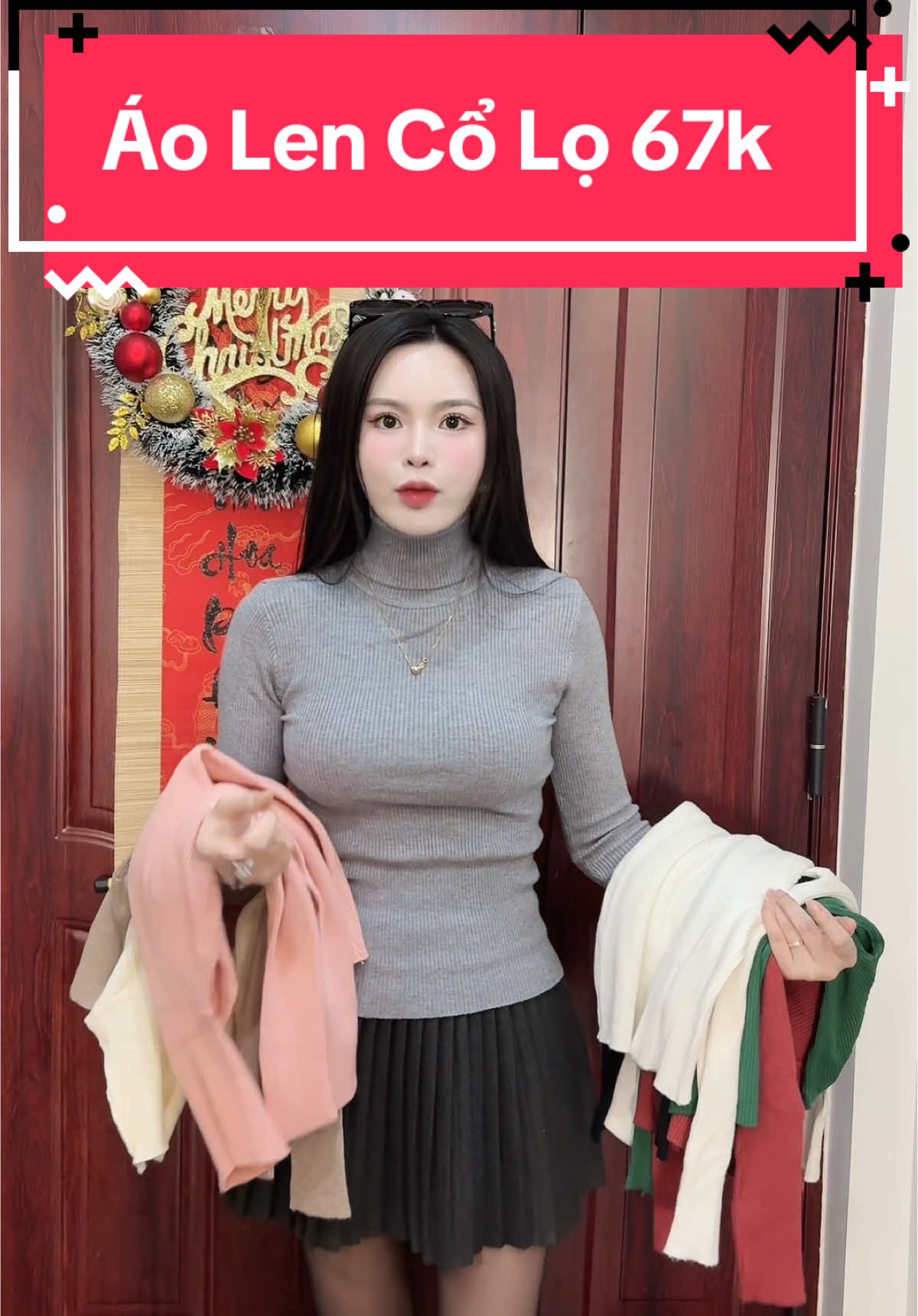 Áo len tăm cao cổ lọ nhiều màu dày dặn #champhan #champhanreview #châmphan #review #áo #aolen #aolencolo #aolentam #aolendaitay #aolenbody #aolencocao #thoitrang #thoitrangnu #phoidoxinh 