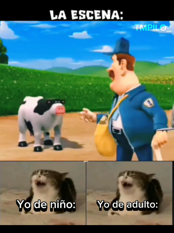 CUANDO VI ESTA ESCENA DE NIÑO POR PRIMERA VEZ NO PARABA DE REIRME ESQUE ES MUY BUENA😂🐄 #lagranja #peliculaanimada #otis #nickelodeon #escena #gracioso #capcut #tmpilo_ff #viral #parati #fyp #foryou #tiktoker 