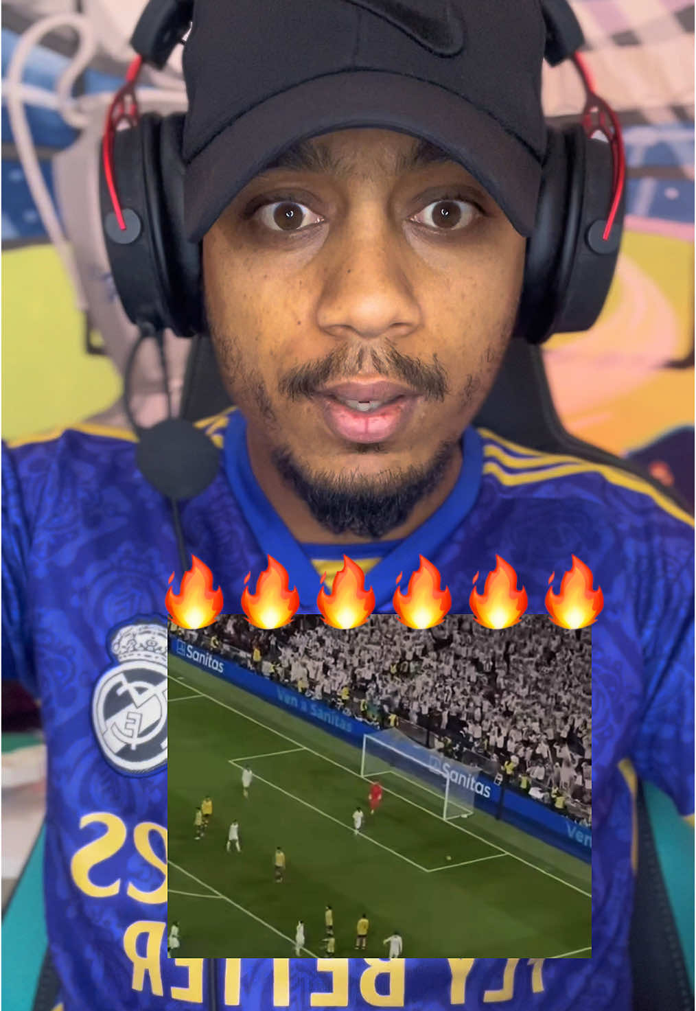 فالفيردي لا يحتفل بالهدف لأنه من مسافة قريبة 😱😂 #ريال_مدريد #فالفيردي #valverde #realmadrid #المعلق_ضياء_الزين #dhiazn 