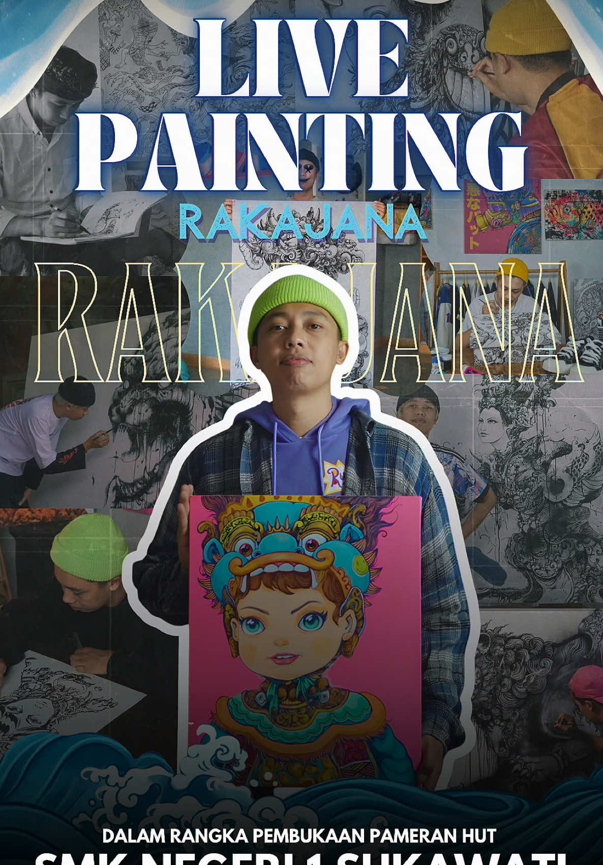 Dirgahayu SMSR🫶🏻🔥 #procreate #ogohogoh2024 #rakajana #art #bali #tutorialgambar 