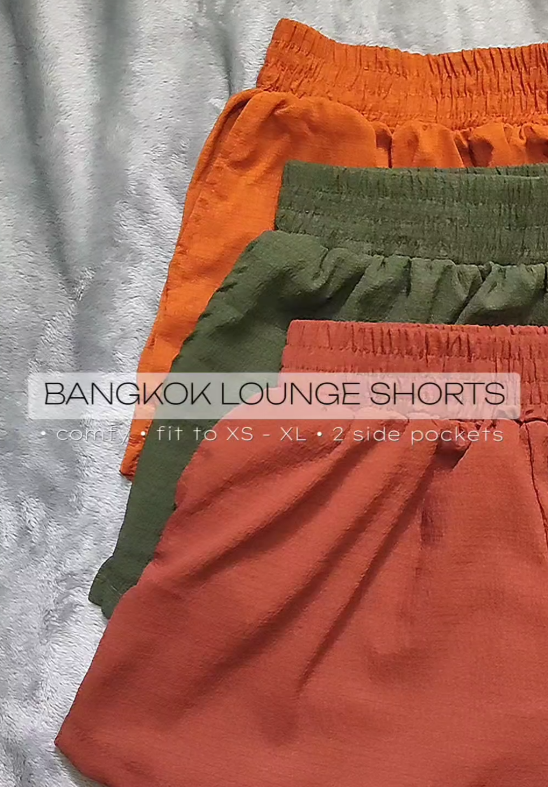 #comfyshorts #bangkokshorts #loungeshorts #crepe 