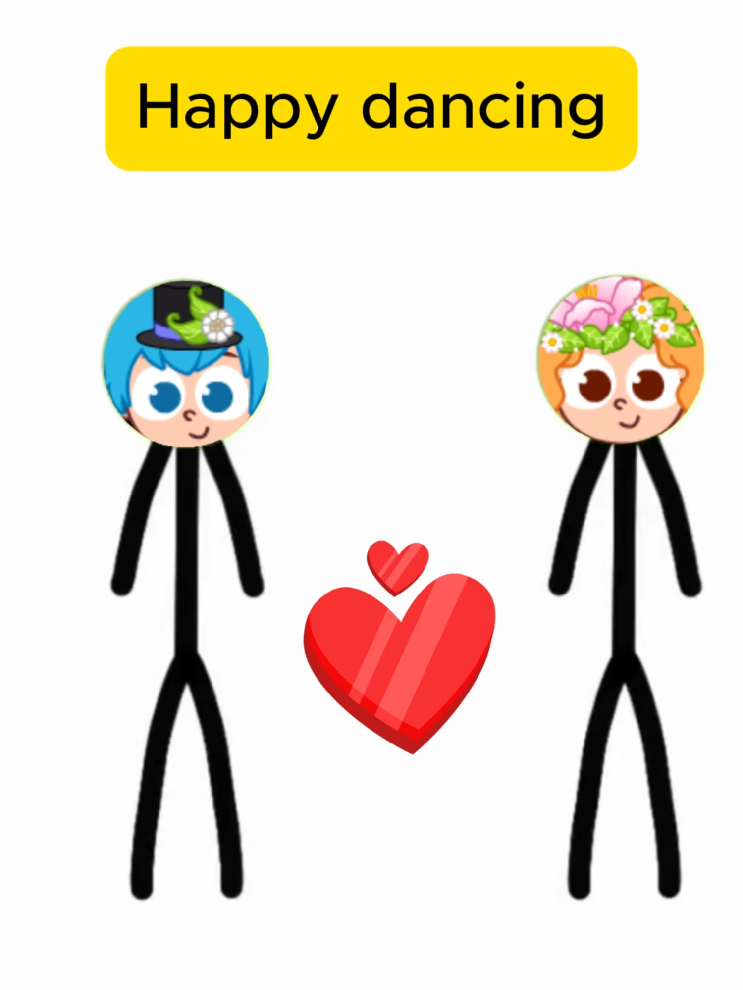 🕺🔥 Two Stick Figures Dancing with Joy! 😂🎶 #FunDance #stickfigure #HappyMoments ##papoworld #papotown #fyp