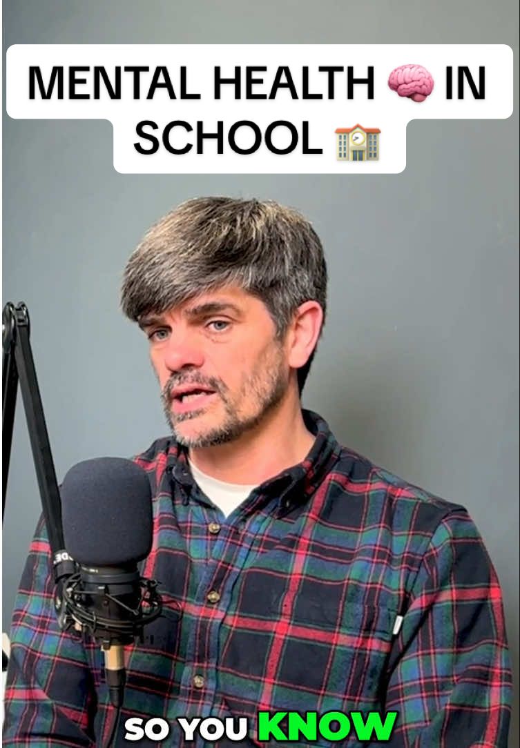 Mental Health in School 🏫 🧠  If children are struggling with their mental health, they are not in a place where they can focus on learning.  We need to treat the cause and not the symptoms.  If you want to see more clips around mental health, make sure you’re following this page!  #MentalHealth #mentalhealthmatters #MentalHealthAwareness #mentalhealthtiktoks #podcasts #mensmentalhealth 