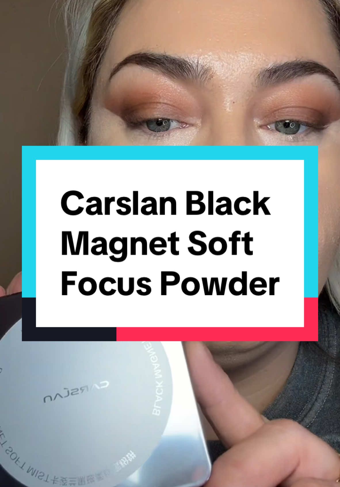 I really love this powder! @Carslanvn  #carslanpartner #blackmagnetpowder #carslan #makeupreview 