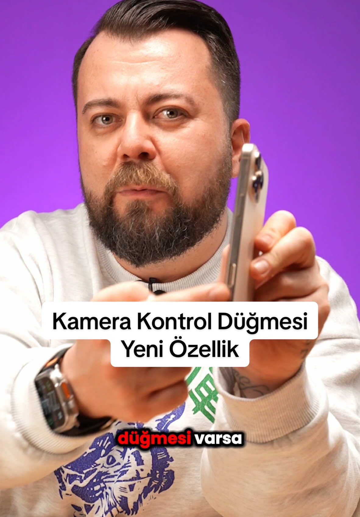 iPhone’umda kamera kontrol düğmesi varsa buraya güzel bir özellik geldi. #keşfet #iphonetricks #iphoneipuclari 