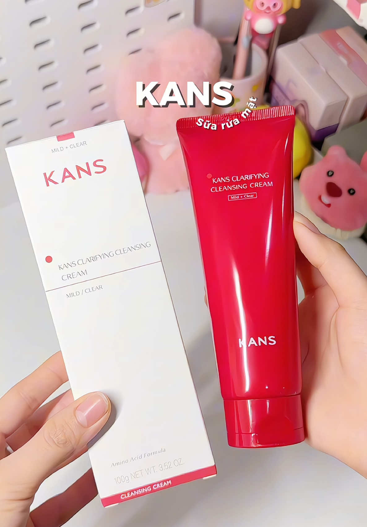 ✨Sữa rửa mặt làm sạch thanh lọc da 💕🥰🍬#kansvietnam #kansvn #kanschinhhang #skincare #chamdakhoahoc #bodokans #samtetbaovui #CapCut #xuhuong #review #unbox 