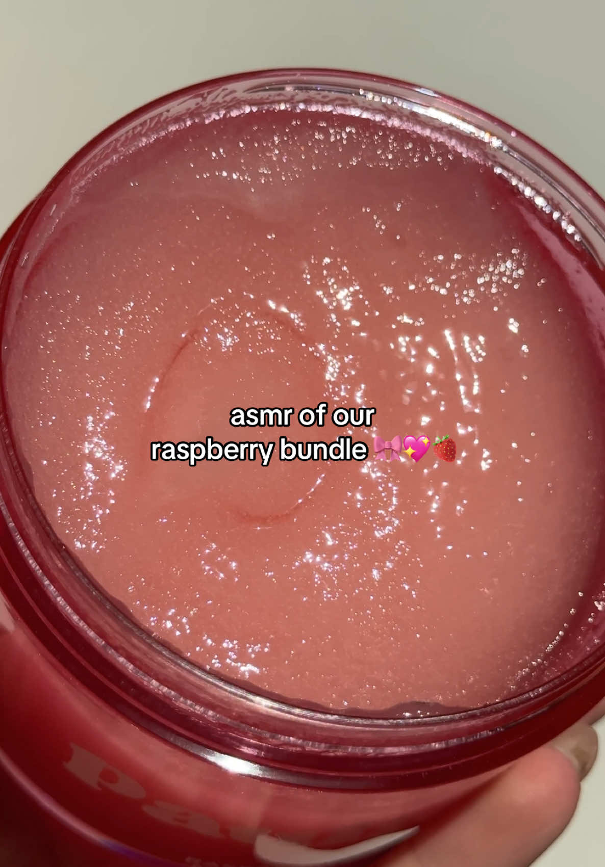 The sound of glowing, hydrated skin and lips 💖🎀💅🍓