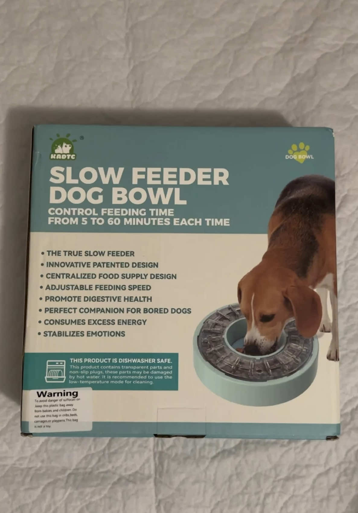 KADTC Slow Feeder Dog Bowl #KADTC #puppy #dogsoftiktok #doglover #puppies #dogmom #dogdad #dogsupplies #dogbowl 