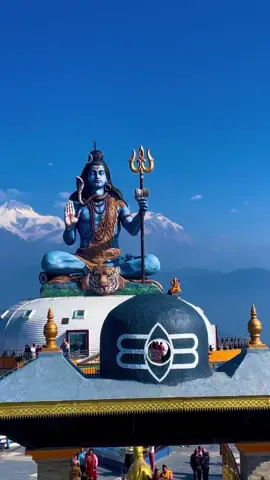 ॐ नम शिवाय 🙏🙏 Pumdikot Pokhara 🇳🇵🇳🇵🇳🇵🙏🙏🕉️🕉️🕉️🕉️🕉️🕉️🏔️ Annapurna Panaroma view ⛰️🕉️ #om #lord #shiva #pokara #pumdikot #hinduism #explore #nepal #foryou #fyp #onthisday #capcut #nepal 