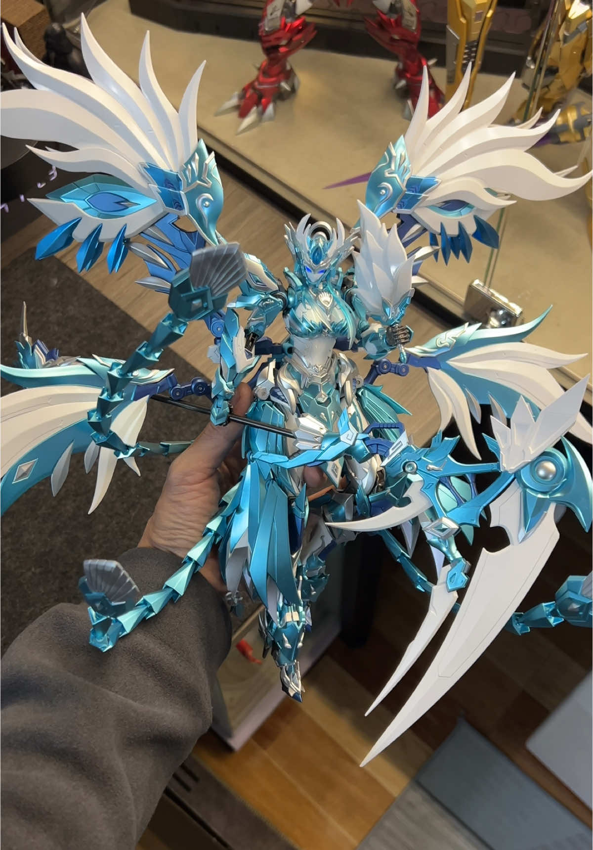 Vẻ đẹp băng giá #mohinh #cangdao #chutuoc #cd03 #gundam #gundamtiktok #hobby #gunpla #viral #metalbuild 