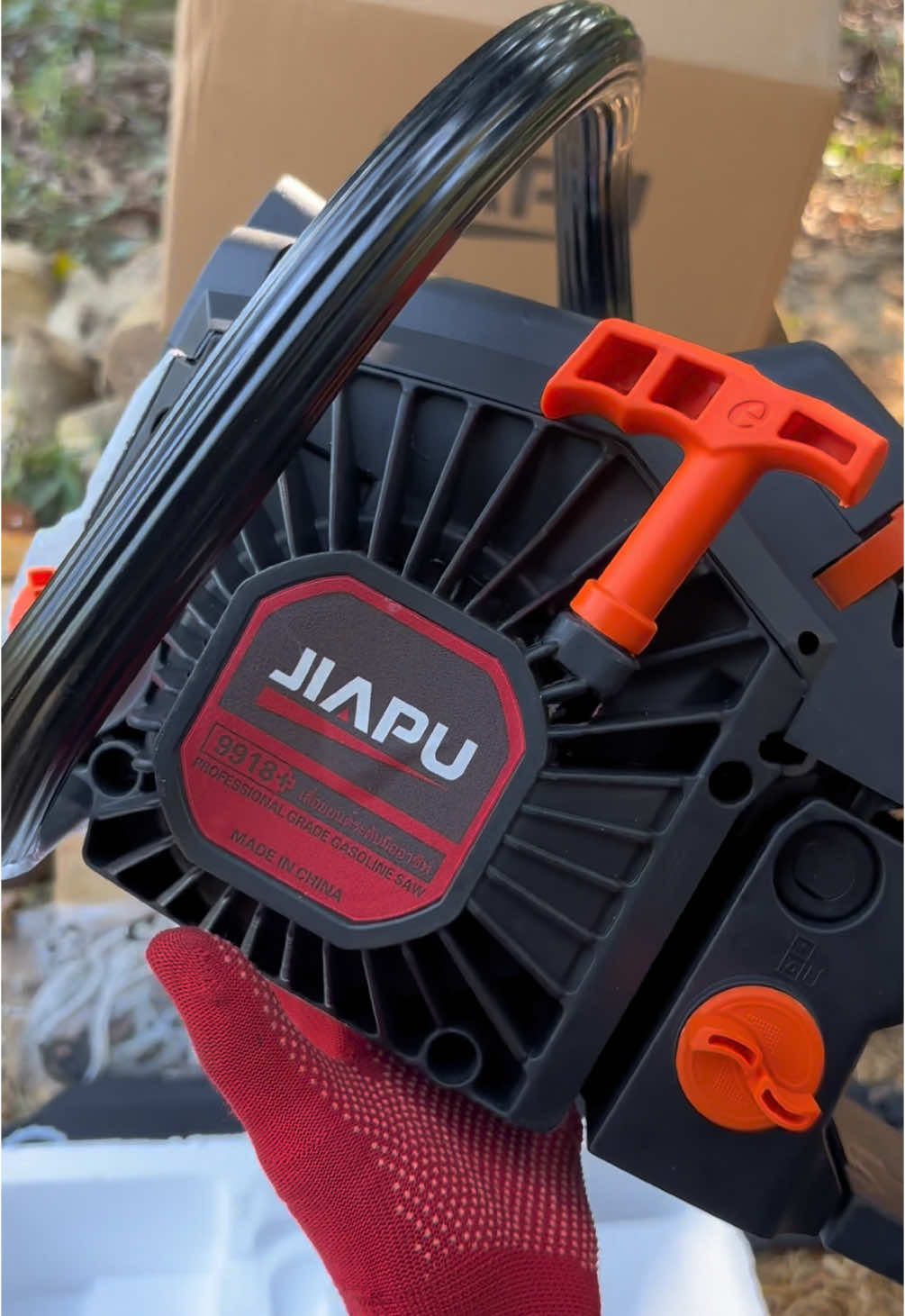 เลื่อยนต์ JIAPU ให้บาร์ยาว20นิ้ว #เครื่องเลื่อย #JIAPU #เครื่องเลื่อยไม้ #เลื่อยตัดไม้ 