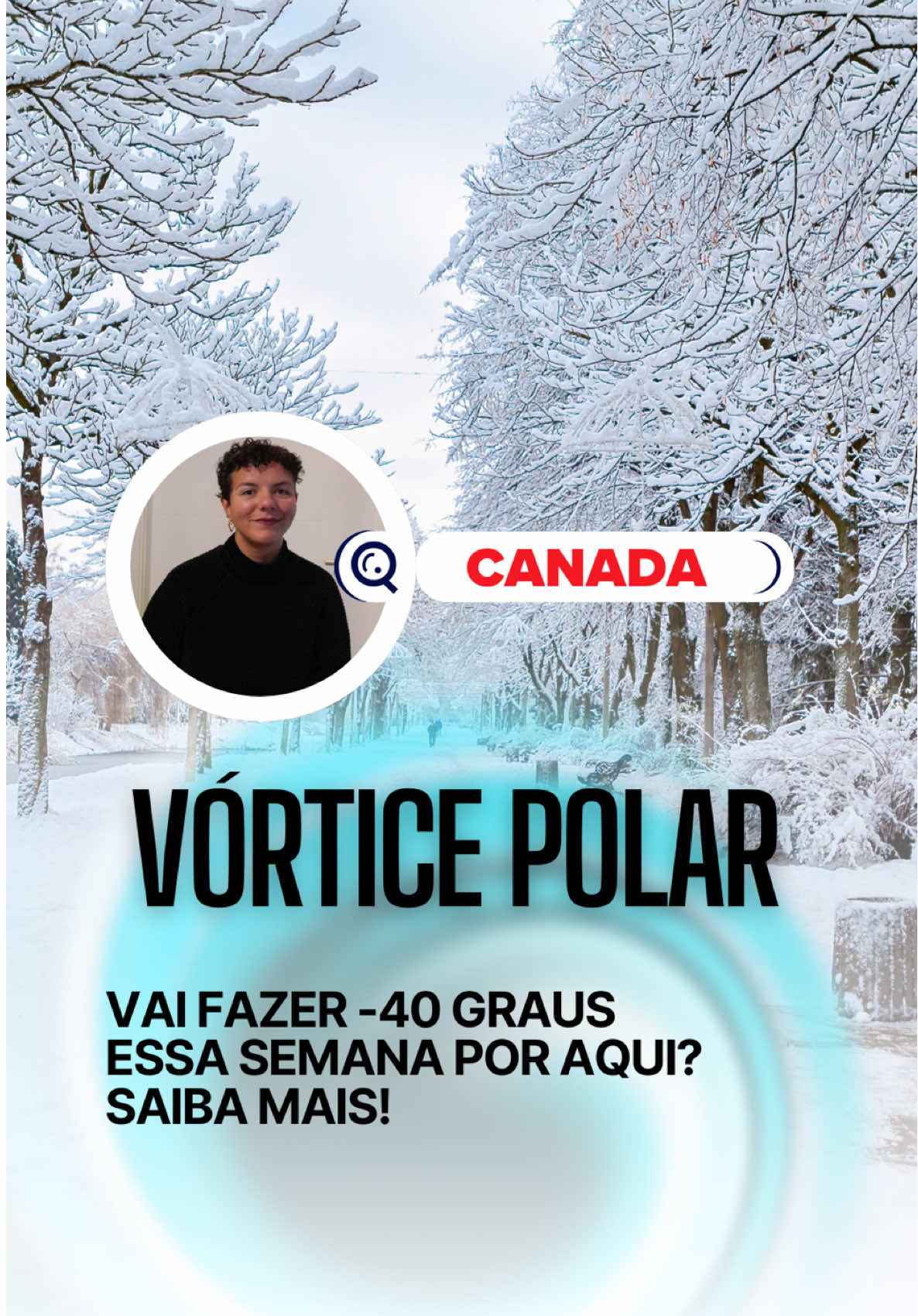 O que é o vórtice polar? ❄️ Um fenômeno climático em que uma massa de ar extremamente frio se desloca dos polos para regiões mais ao sul, trazendo temperaturas perigosamente baixas. Por exemplo, em Ontário, a sensação térmica pode chegar a -30°C, trazendo riscos para a saúde e para a infraestrutura das casas. Cuidados essenciais durante o vórtice polar: 	1.	Proteja as tubulações: Em temperaturas extremas, canos de água podem congelar e estourar. Certifique-se de que áreas expostas estejam isoladas termicamente e mantenha sua casa bem aquecida. 	2.	Evite exposição prolongada ao frio: Se precisar sair, use várias camadas de roupas térmicas, gorro, luvas e botas impermeáveis para proteger todo o corpo. 	3.	Prepare-se para emergências: Tenha mantimentos não perecíveis, água, cobertor e baterias extras em casa no caso de quedas de energia ou interrupções no fornecimento de gás. 	4.	Acompanhe a previsão do tempo: Use aplicativos e sites confiáveis para planejar deslocamentos e evitar horários críticos de frio extremo. Você já imaginava que o frio poderia trazer tantos desafios? Comenta aqui e compartilhe como enfrentaria temperaturas tão extremas! #Canada #brasileirosnoexterior, #vidanoexterior, #morarnocanada, #brasileironagringa #inverno #vidanoseua #canadaparabrasileiros